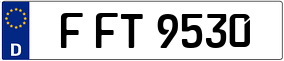 Truck License Plate